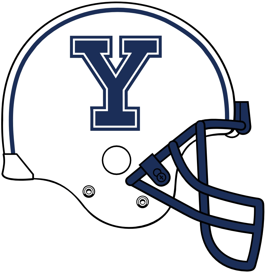 Yale Bulldogs 0-Pres Helmet Logo DIY iron on transfer (heat transfer)